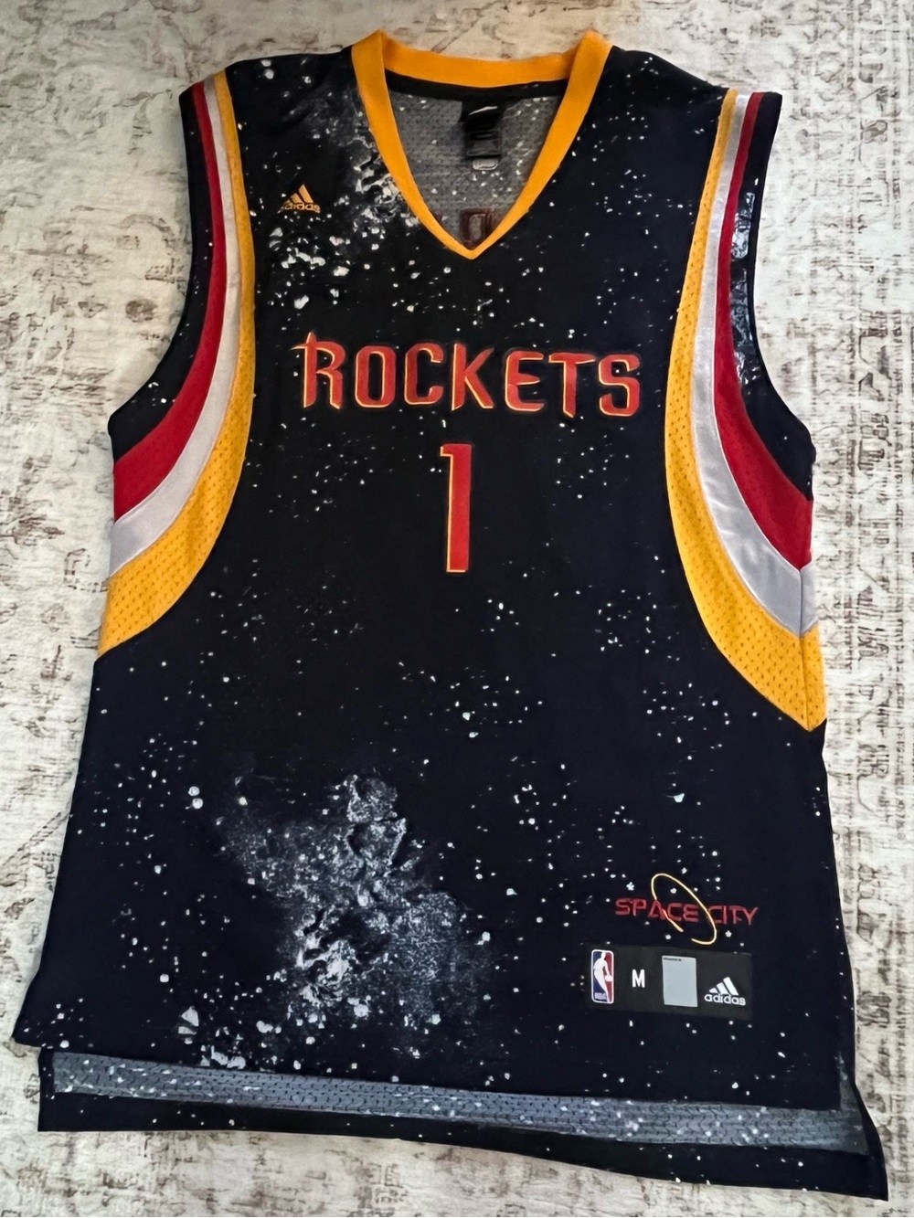 Vintage Houston Rockets Tracy McGrady #1 Space City Adidas Jersey 🏀